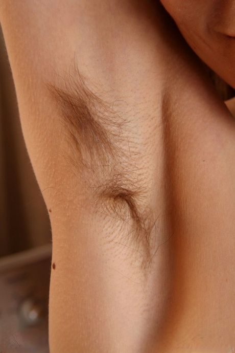 Spanish babe Sofia Rodas shows off her hairy pits and her big booty
