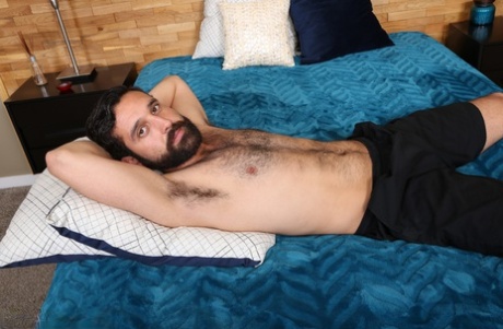 Sexy gay dudes Boyd and Roman undress before having hot oral sex on the bed