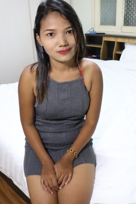Petite teen Nicole C gets her Asian pussy penetrated in a hot POV fuck